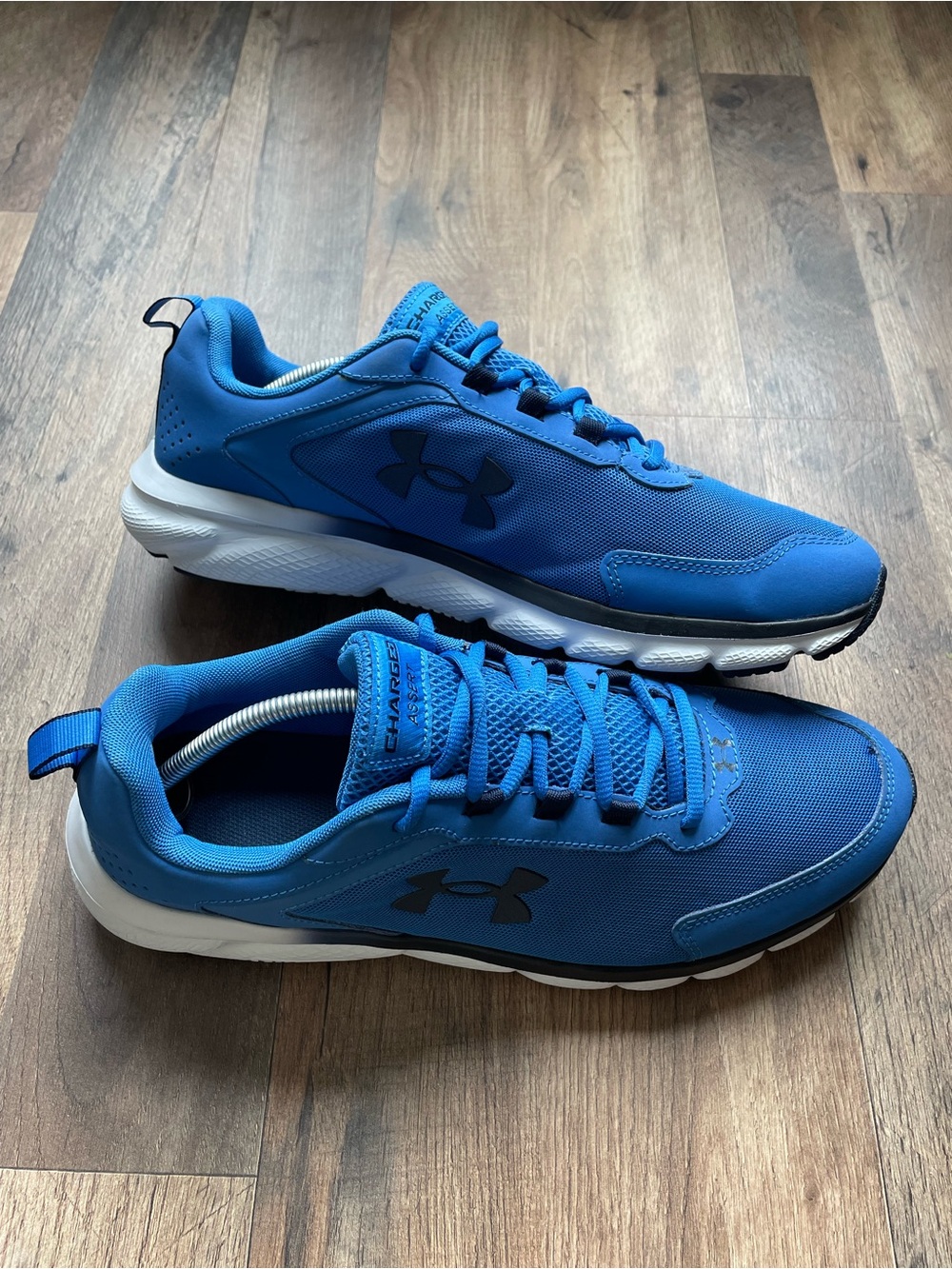 Under Armour Blue Men's Athletic Trainers with White Soles